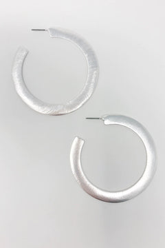 Silver Hoop Earrings