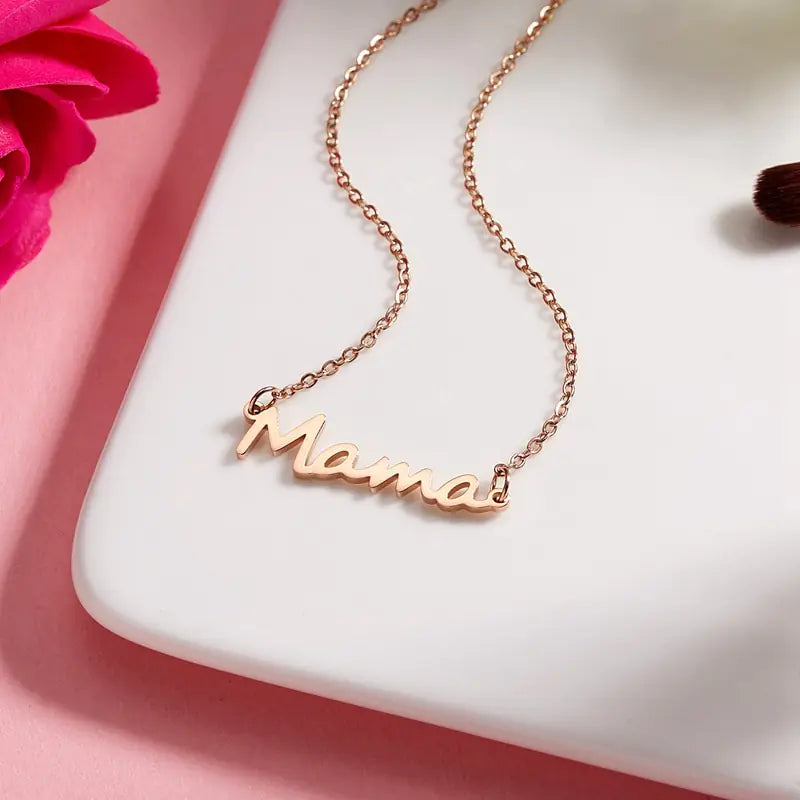 Mama Pendant Necklace