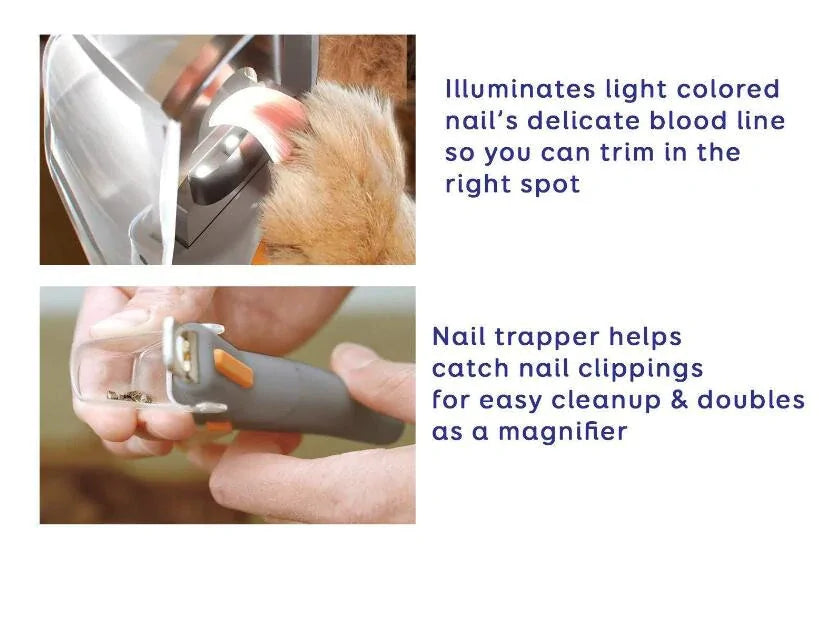 Cat Nail Clipper with LED Lighting