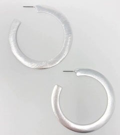 Silver Hoop Earrings