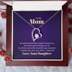 Forever Love Necklace - For Mom From Daughter