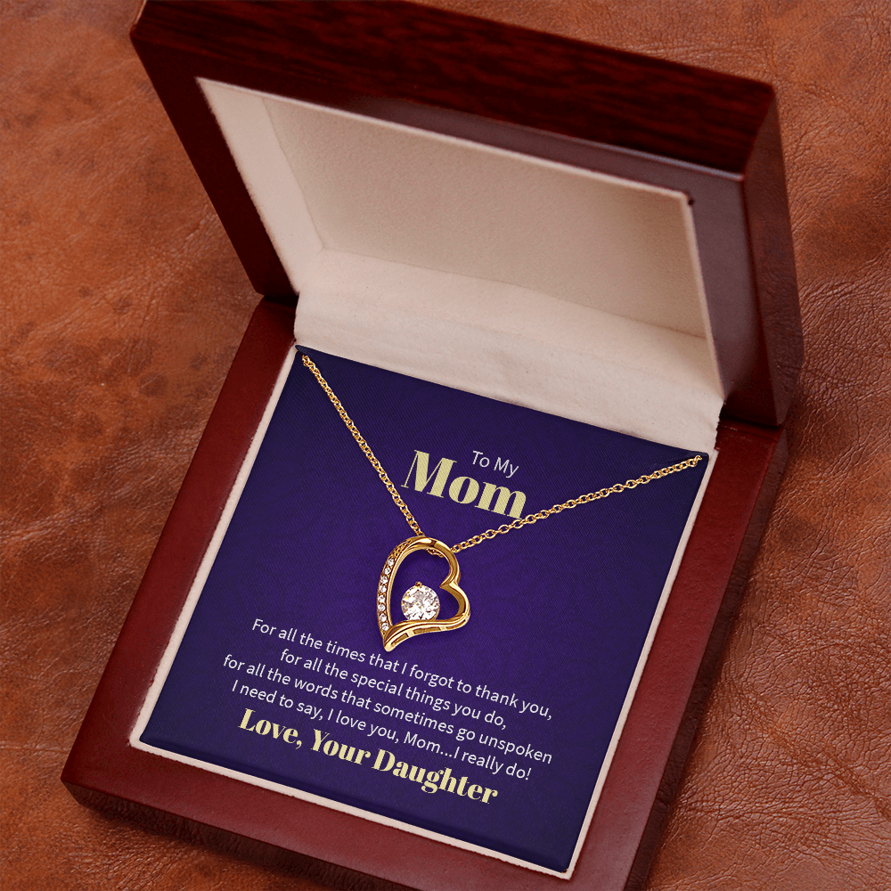 Forever Love Necklace - For Mom From Daughter
