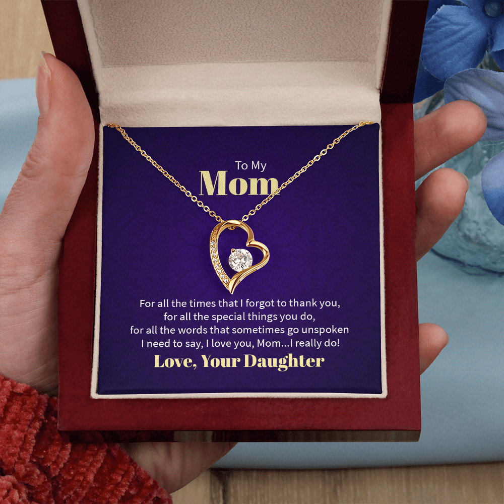 Forever Love Necklace - For Mom From Daughter