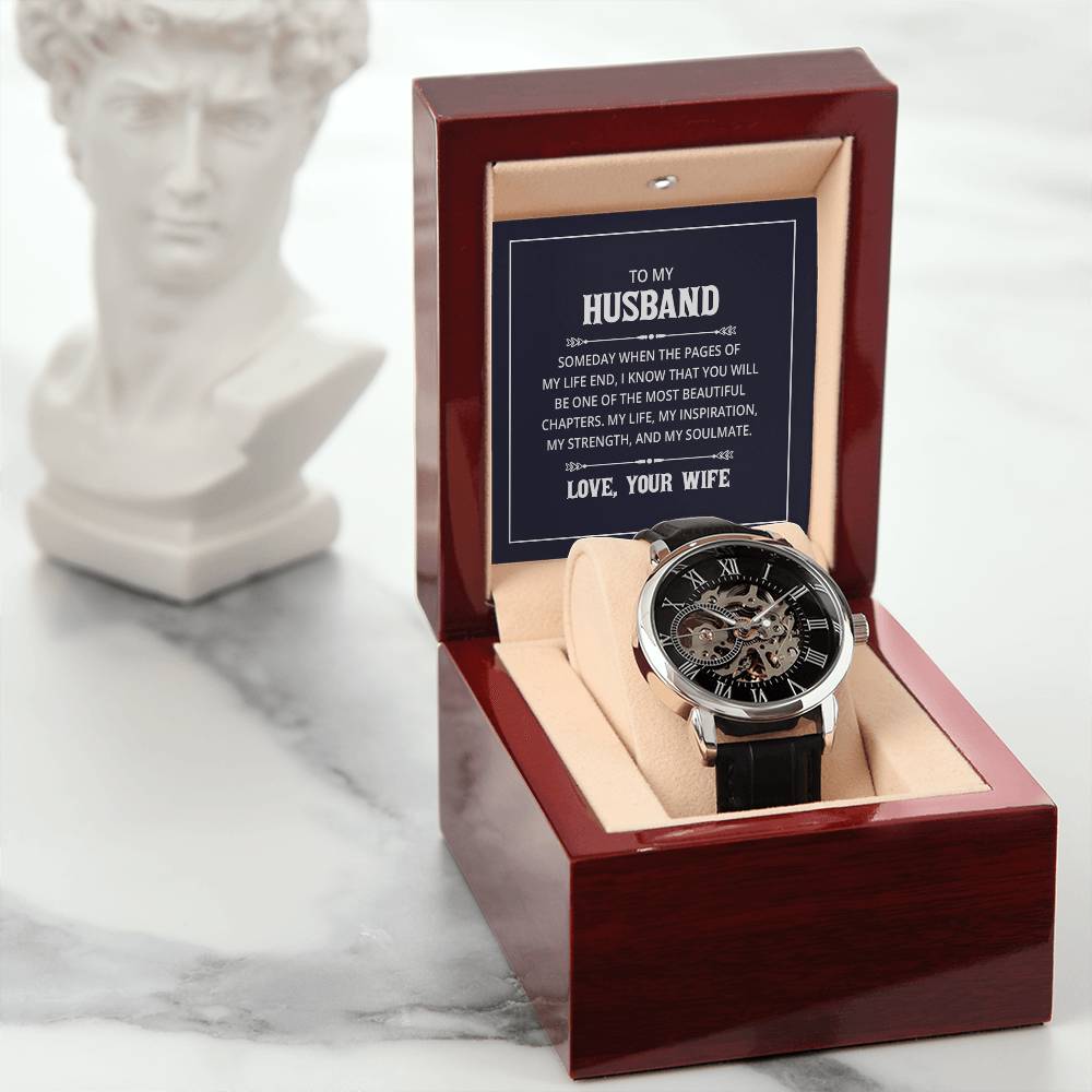 Openwork Watch - To My Husband