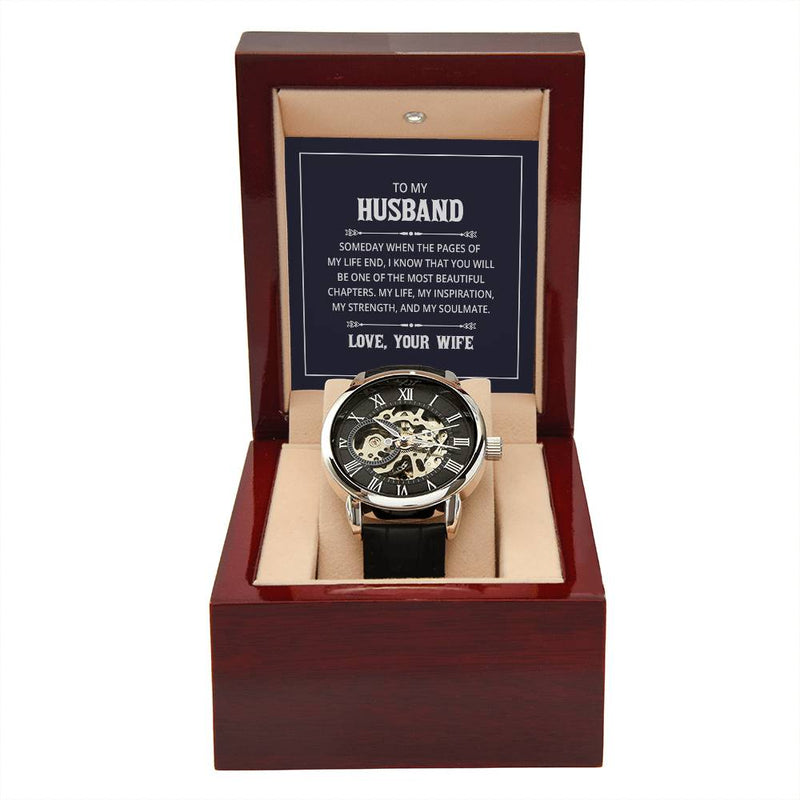 Openwork Watch - To My Husband