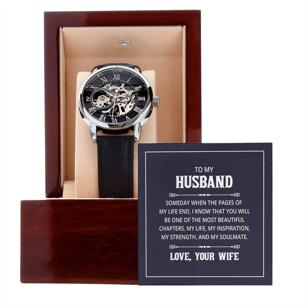 Openwork Watch - To My Husband