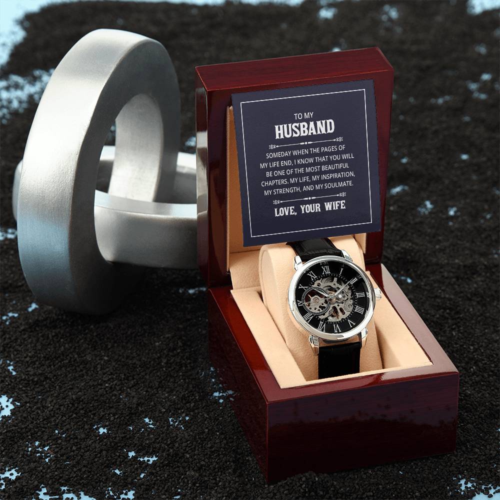 Openwork Watch - To My Husband
