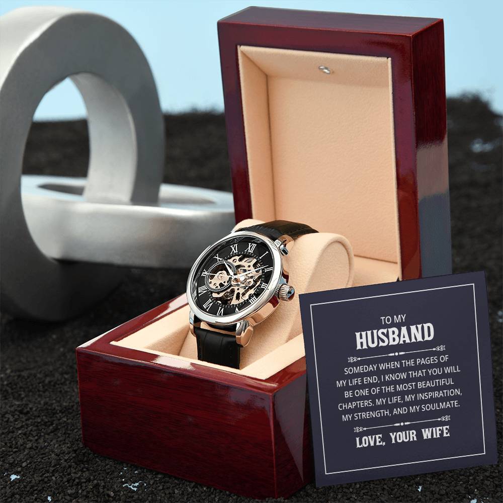 Openwork Watch - To My Husband