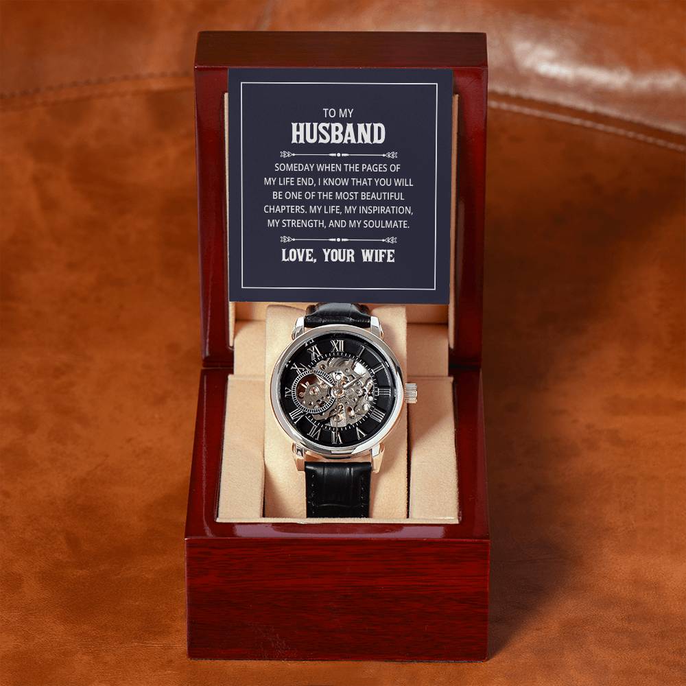 Openwork Watch - To My Husband