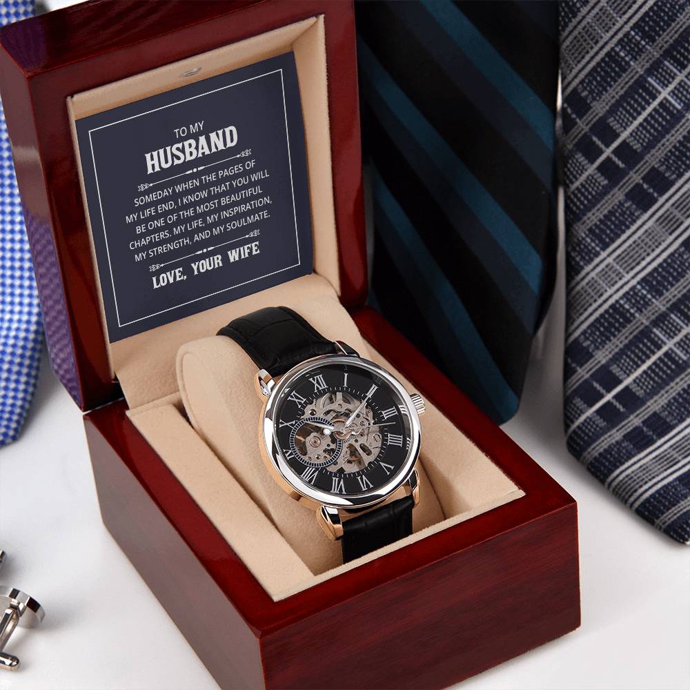 Openwork Watch - To My Husband