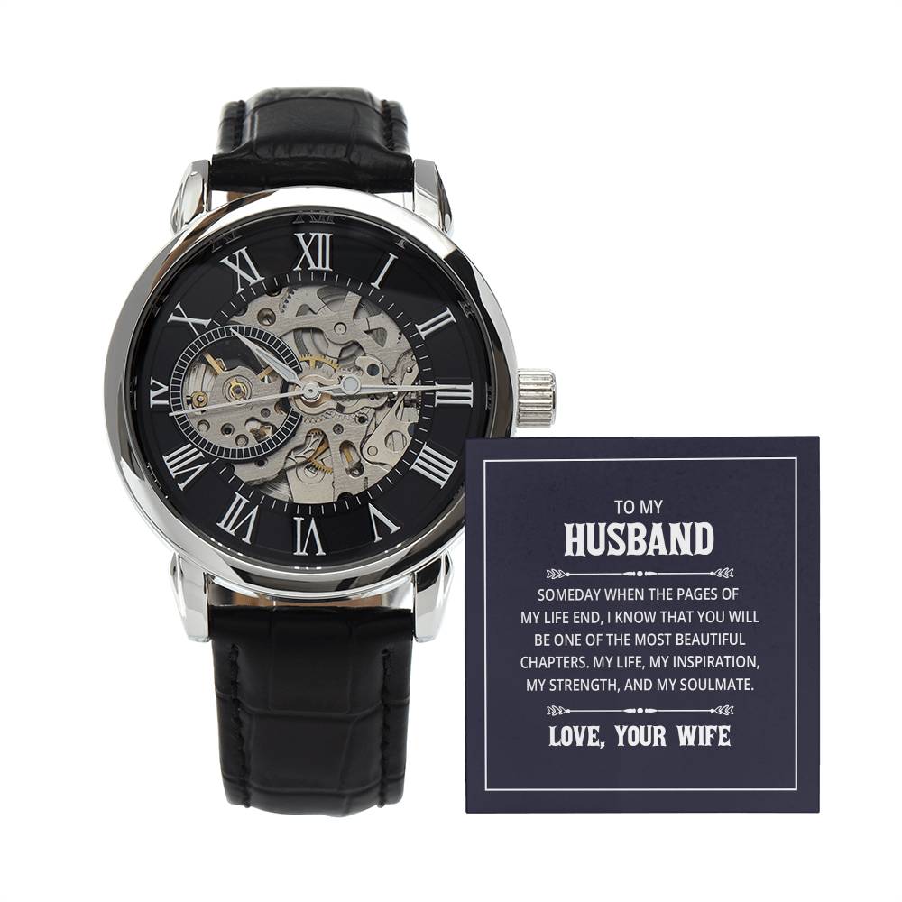 Openwork Watch - To My Husband