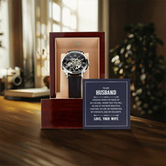 Openwork Watch - To My Husband
