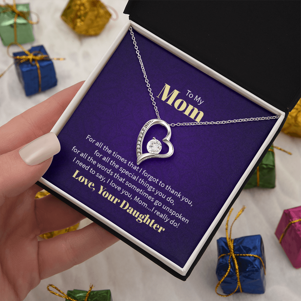 Forever Love Necklace - For Mom From Daughter