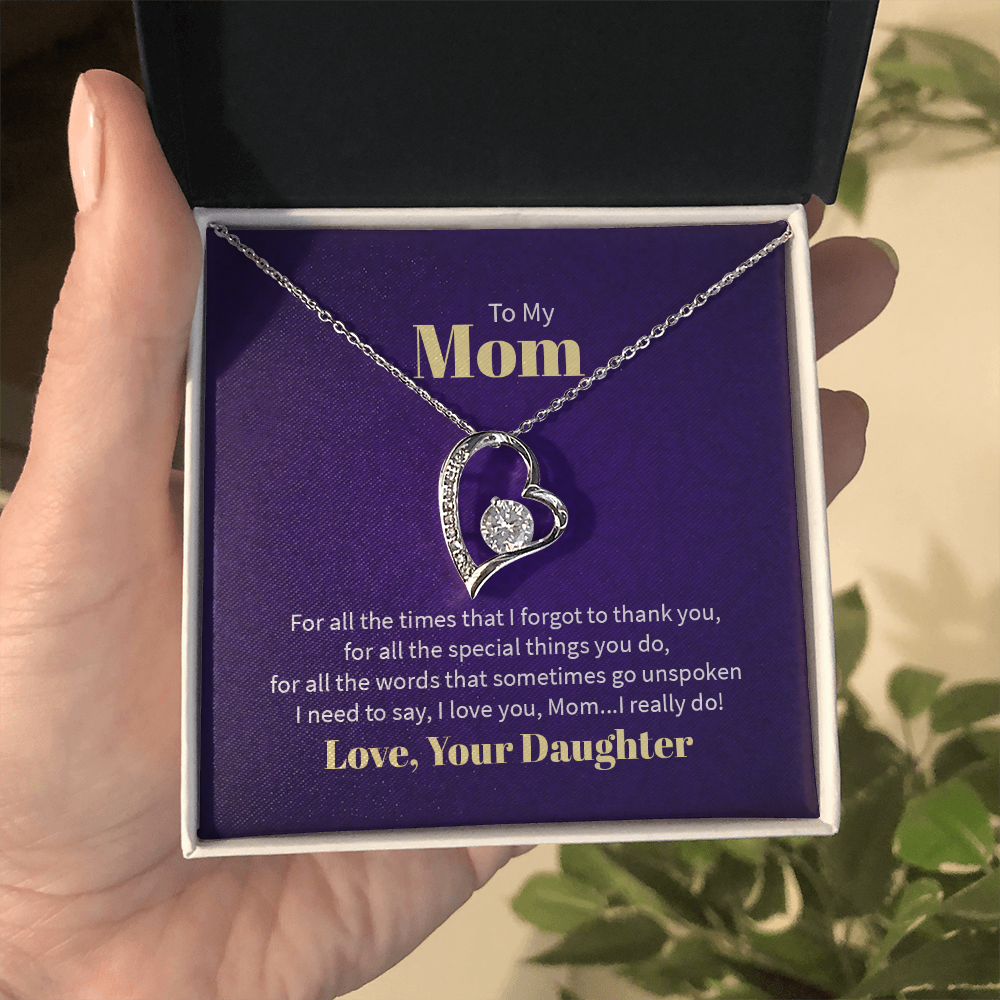 Forever Love Necklace - For Mom From Daughter