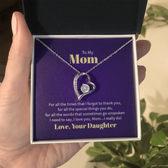 Forever Love Necklace - For Mom From Daughter