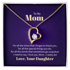 Forever Love Necklace - For Mom From Daughter
