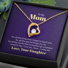 Forever Love Necklace - For Mom From Daughter