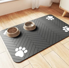 Quick-Dry Cat Feeding Mat