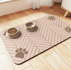 Quick-Dry Cat Feeding Mat