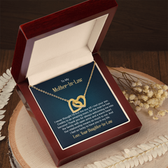 Interlocking Hearts Necklace - For Mother-in-Law